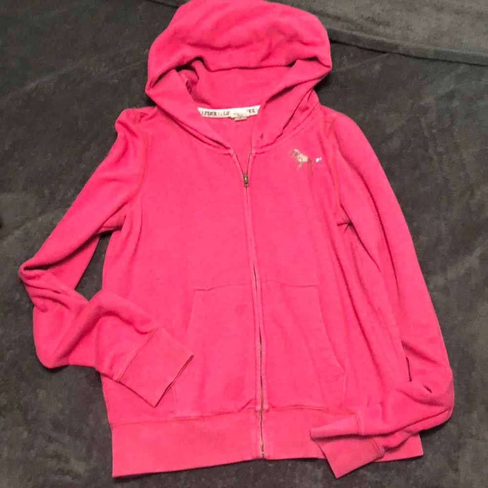 VS Pink zipper Jacket